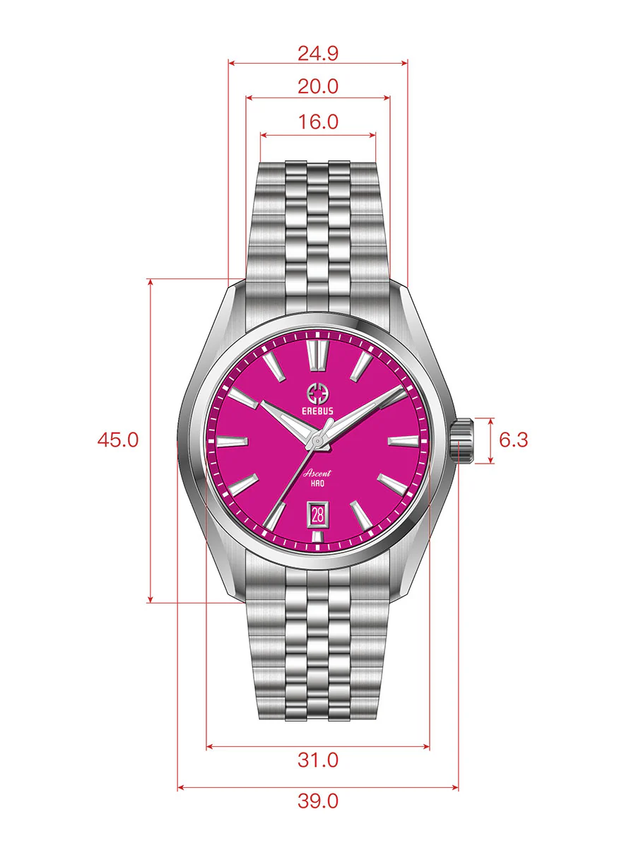 ASCENT HAQ 39 Pink Enamel - Image 6