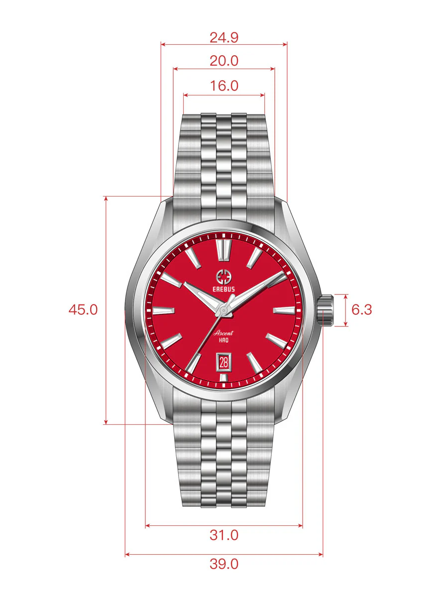 ASCENT HAQ 39 Red Enamel - Image 6