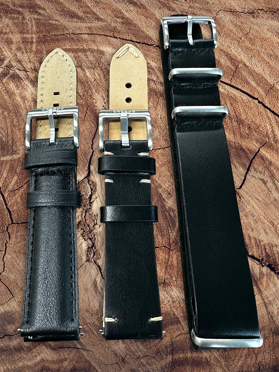 Black Leather Strap Pack - Image 3